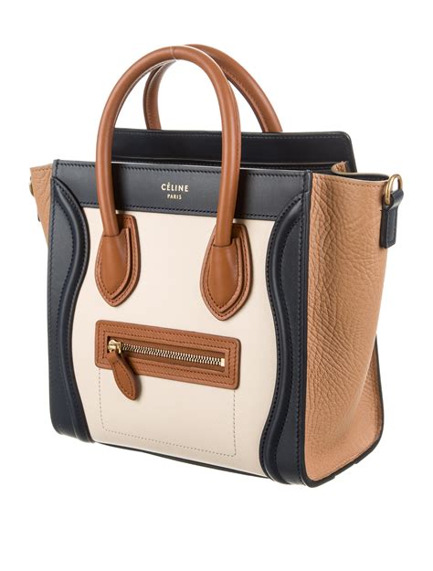 celine shoulder luggage price|celine nano luggage tote bag.